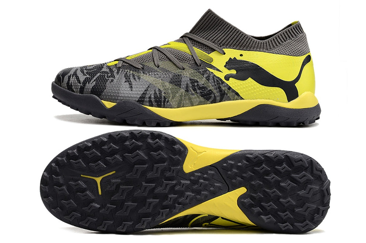 chuteira-society-puma-future-7-tf-preta-e-verde-rush-pack-5