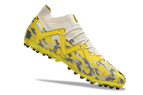 chuteira-society-puma-future-ultimate-mg-amarela-e-cinza-voltage-pack-5