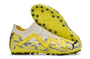 chuteira-society-puma-future-ultimate-mg-amarela-e-cinza-voltage-pack-7