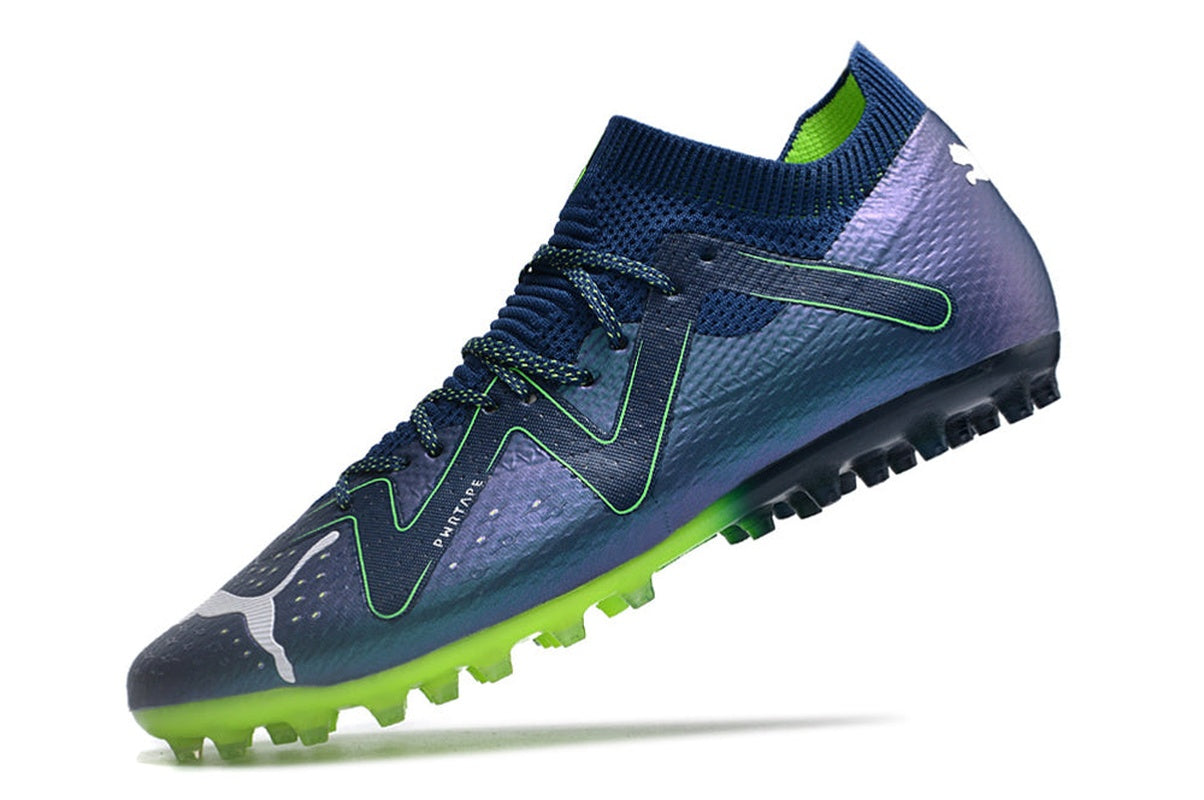 chuteira-society-puma-future-ultimate-mg-azul-e-verde-gear-up-pack-2