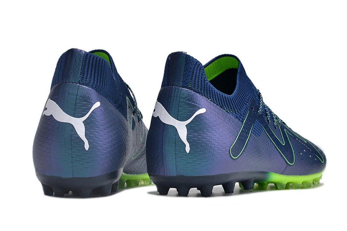 chuteira-society-puma-future-ultimate-mg-azul-e-verde-gear-up-pack-3