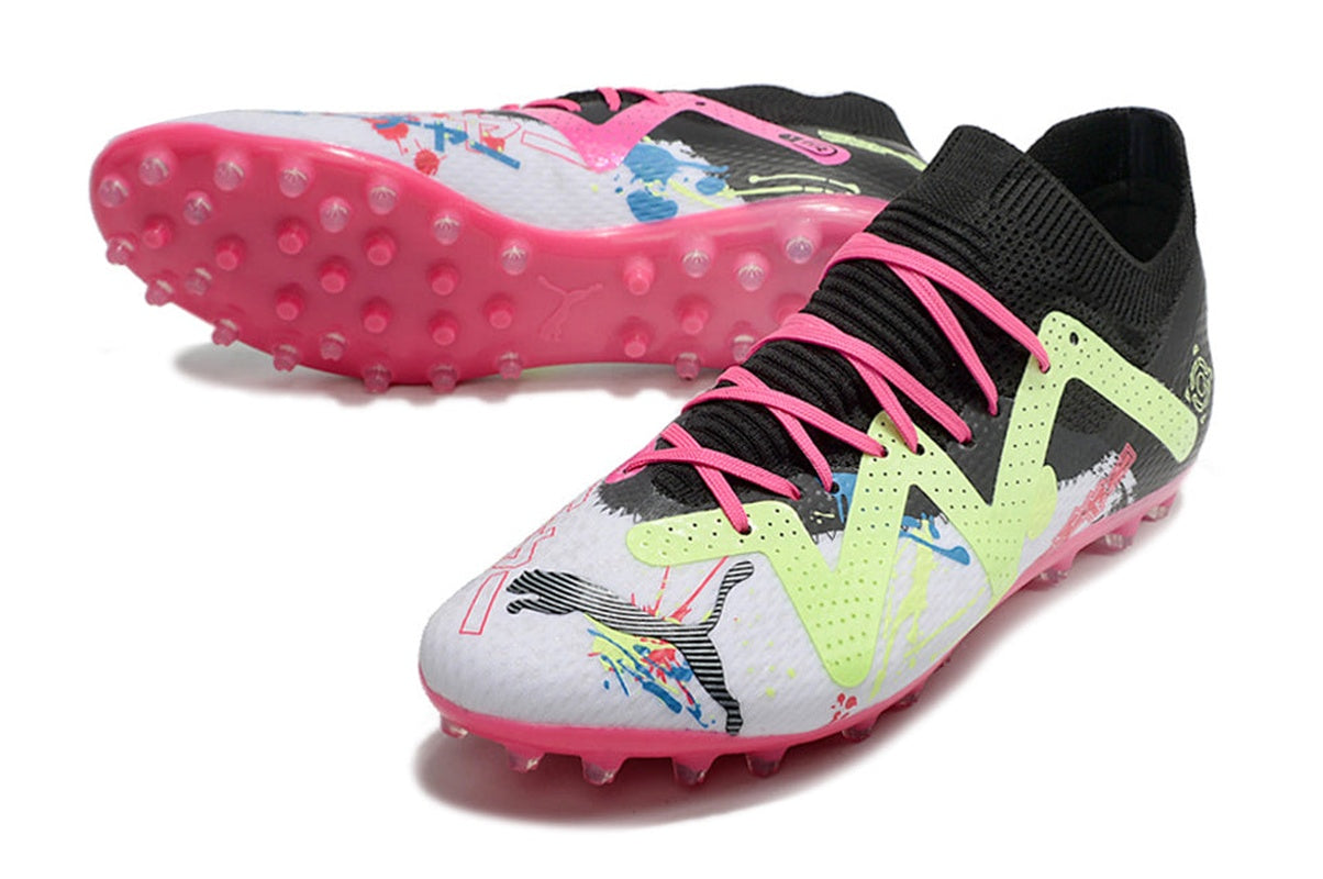 chuteira-society-puma-future-ultimate-mg-preta-e-rosa-powecat-pack-6