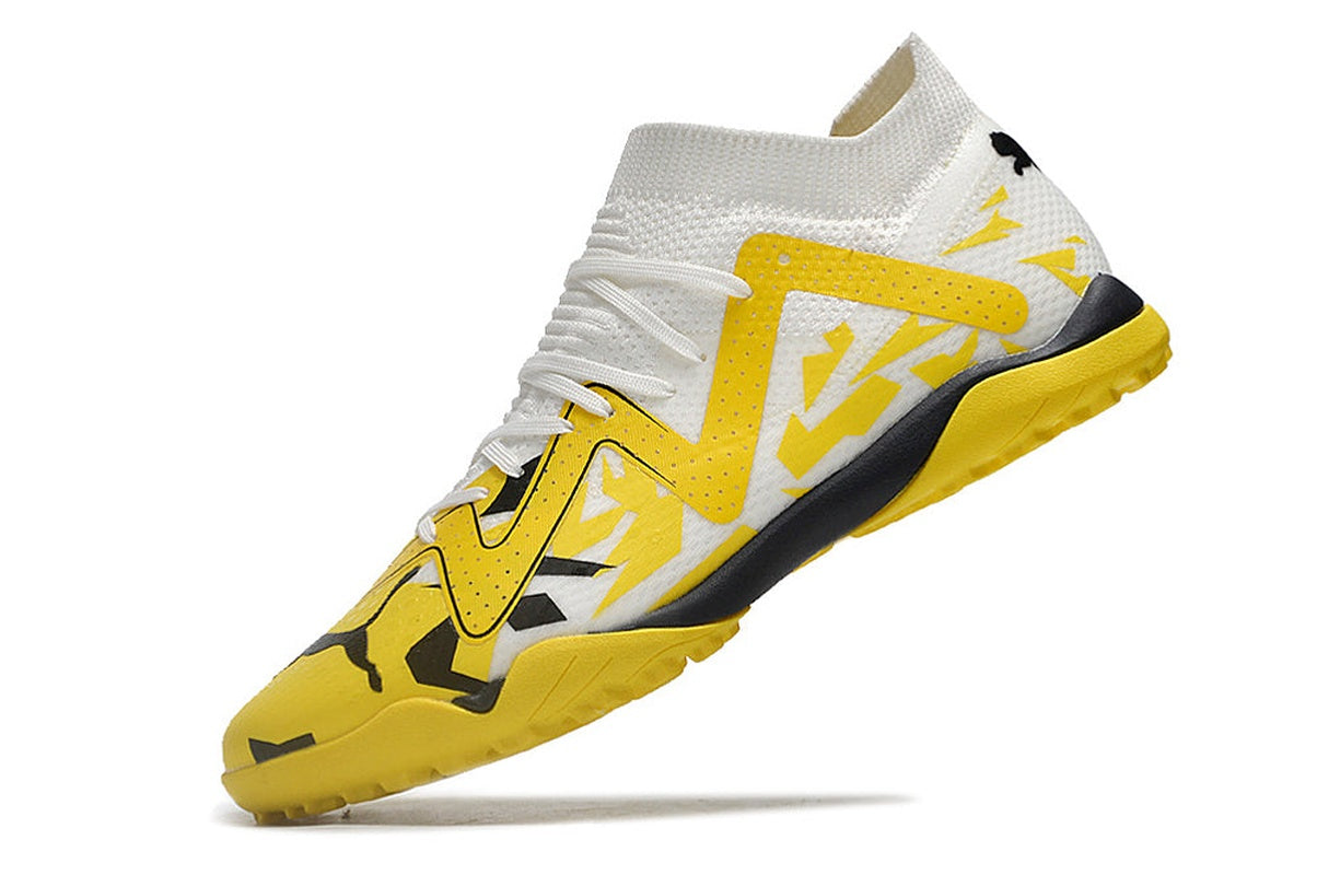 chuteira-society-puma-future-ultimate-tf-amarela-e-cinza-voltage-pack-3