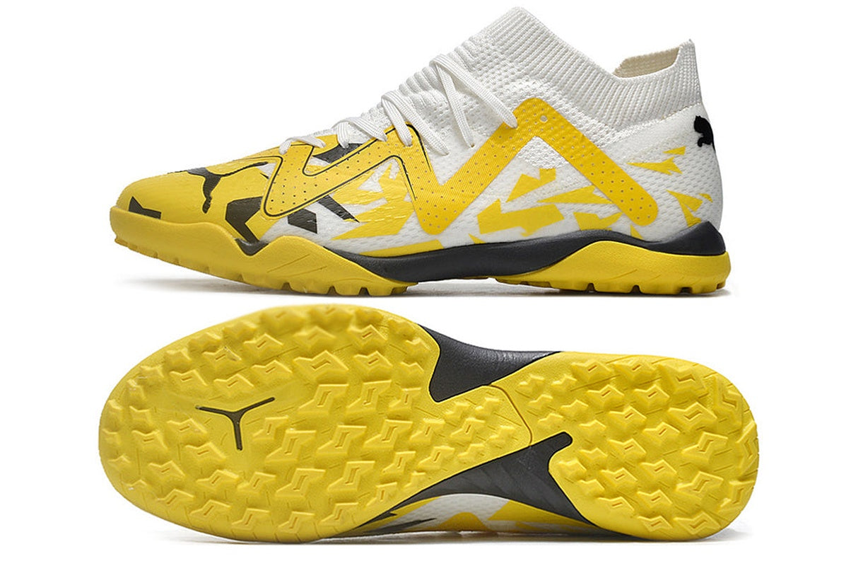 chuteira-society-puma-future-ultimate-tf-amarela-e-cinza-voltage-pack-5