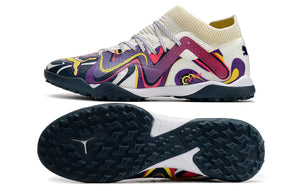 chuteira-society-puma-future-ultimate-tf-branca-e-roxa-creativity-pack-6