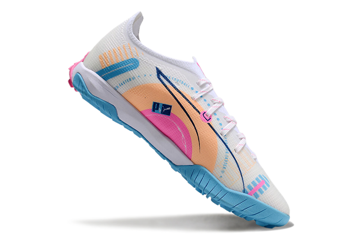 chuteira-society-puma-ultra-5-ultimate-tf-branca-e-azul-volume-up-pack-7