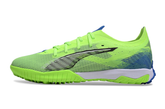 chuteira-society-puma-ultra-5-ultimate-tf-verde-e-azul-lights-out-pack-1