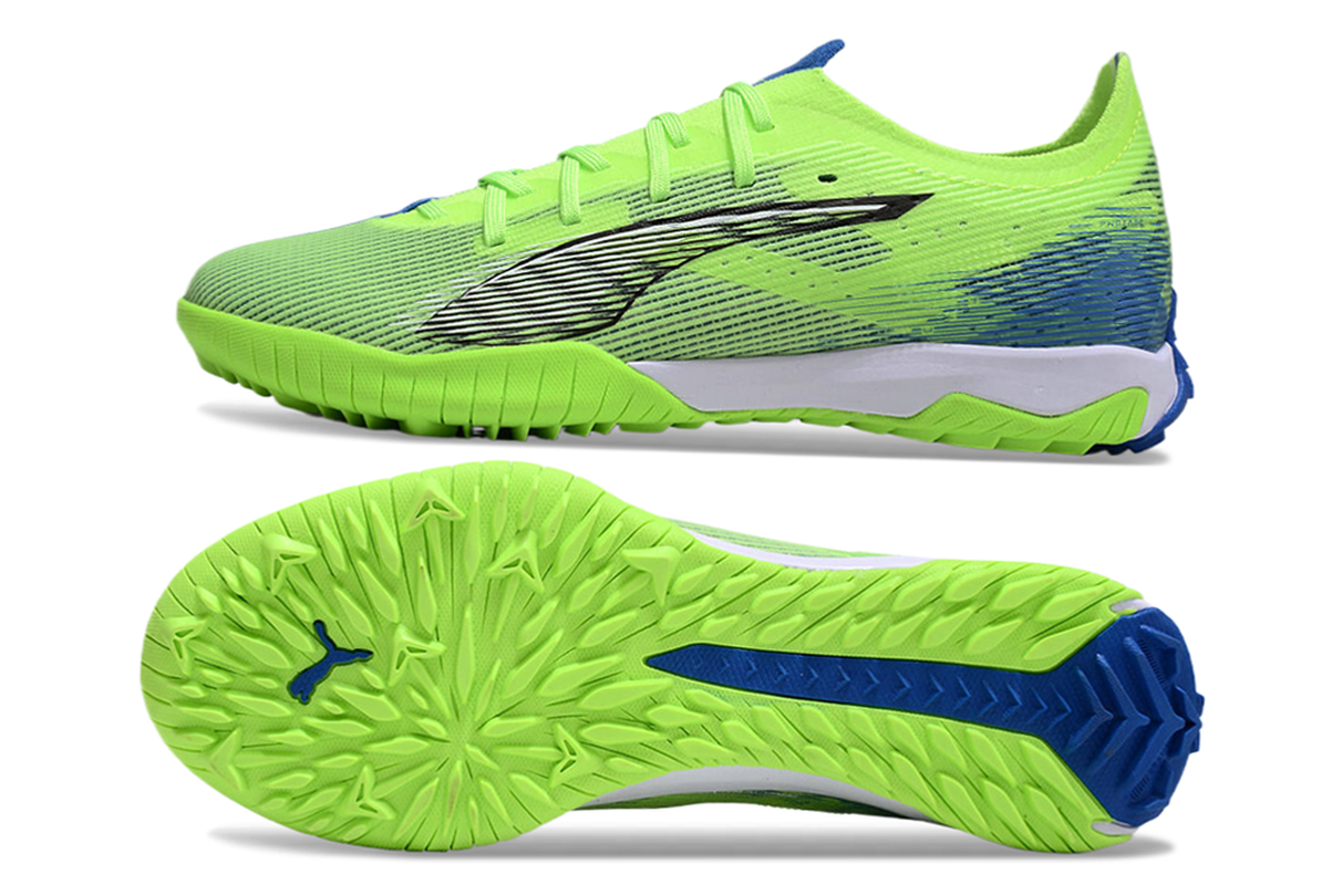 chuteira-society-puma-ultra-5-ultimate-tf-verde-e-azul-lights-out-pack-2