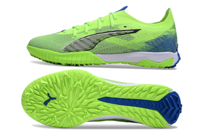 chuteira-society-puma-ultra-5-ultimate-tf-verde-e-azul-lights-out-pack-2