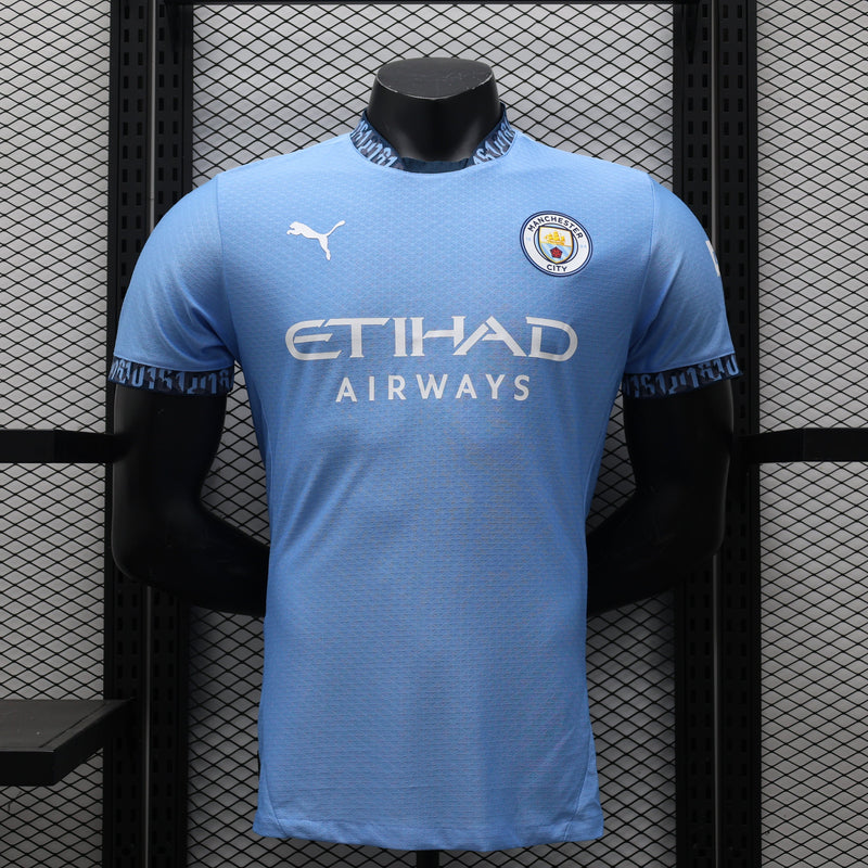 CAMISA VERSÃO PLAYER DO MANCHESTER CITY 24/25 TRADICIONAL