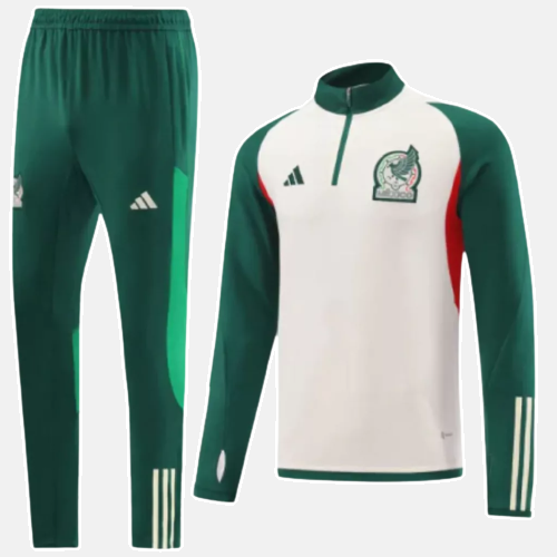 Conjunto de Treino Seleção México - Masculino - Beje e Verde