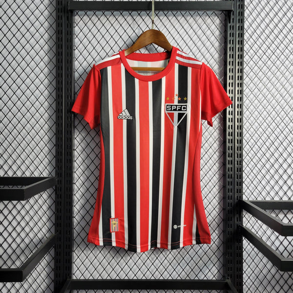 Camisa Oficial do São Paulo F.C - 22/23 - Feminina - Versão Torcedor - Personalizável