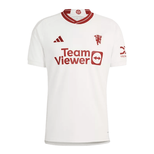 Camisa Manchester United III 23/24 - Branca Vermelha