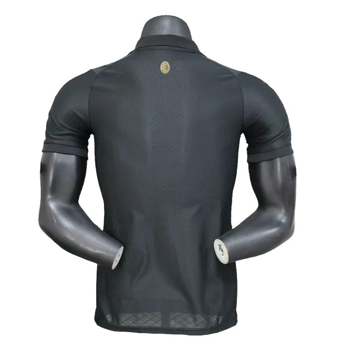 Camisa AC Milan 25/26 Edição 125º Aniversário - Preta - Versão Jogador