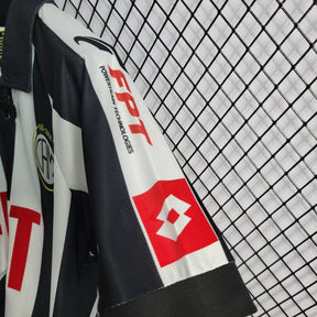Camisa Atlético Mineiro Retrô 2008 Branco e Preto - Lotto