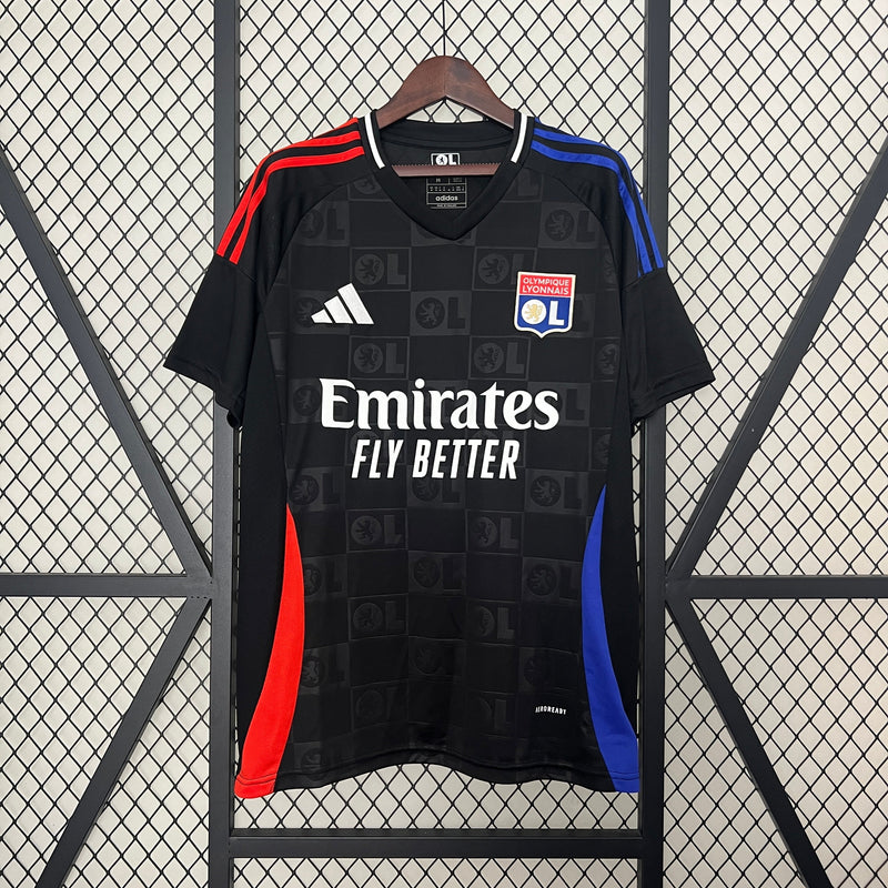 CAMISA LANÇAMENTO DO LYON 24/25 PRETO