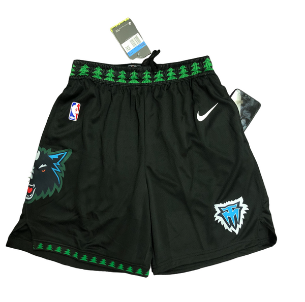 Bermuda NBA Minnesota Timberwolves Nike Authentic - Preta