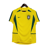 Camisa Retrô Seleção Brasileira I Home Nike 2002/03 Masculino Amarelo