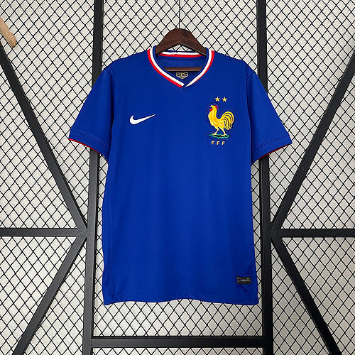 CAMISA DA SELEÇÃO DA FRANÇA 2024 AZUL