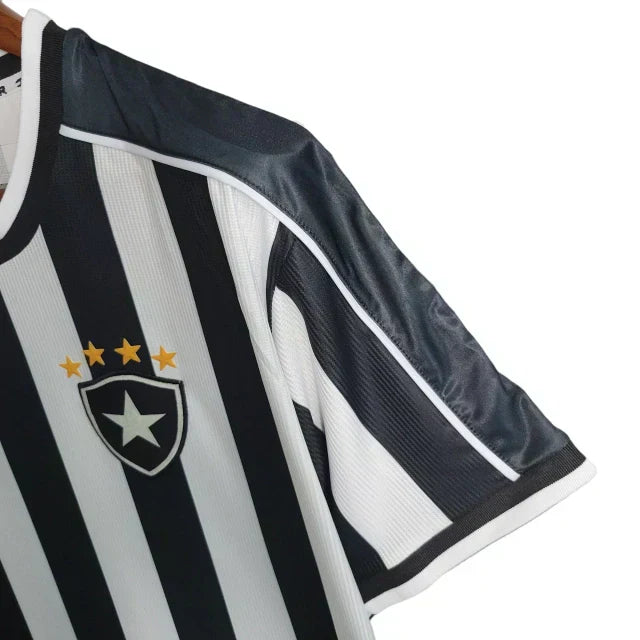Camisa Botafogo l Retrô 99/00 Torcedor Masculina - Preta e Branca