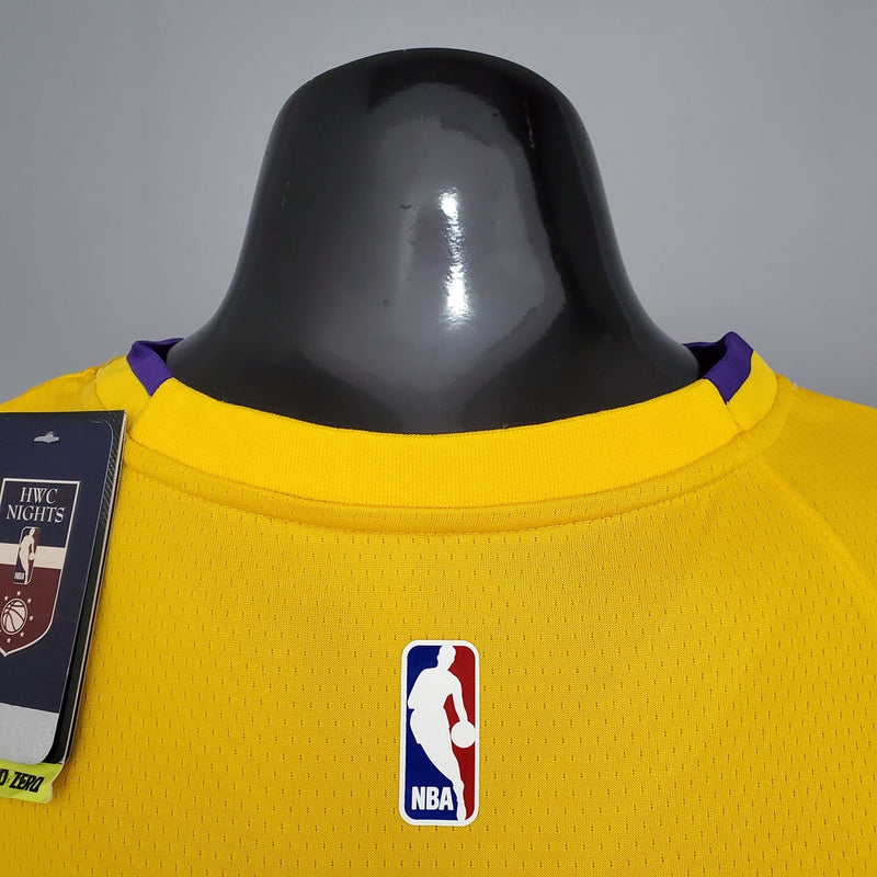 Camisa Basquete NBA Regata Los Angeles Lakers Masculina - Amarela