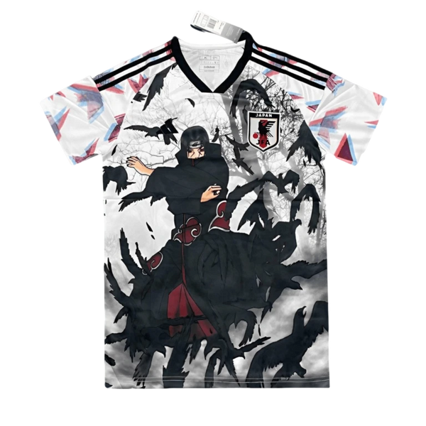 Camisa Japão Anime Itachi 24/25 - Torcedor Masculina - Branco com detalhes em Preto